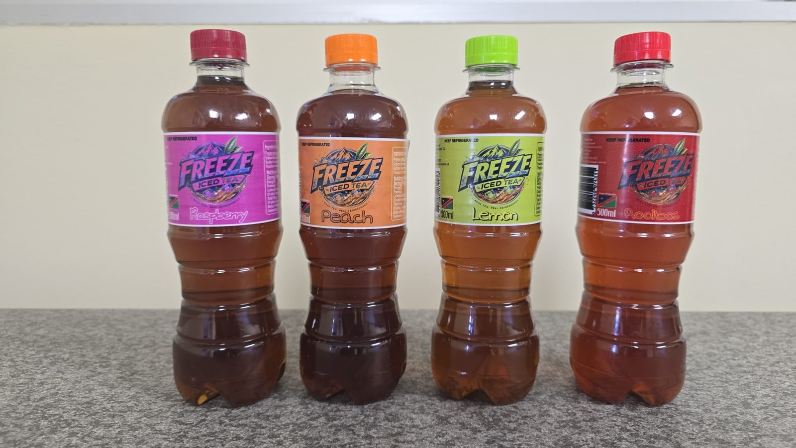 Freeze 500ml iced tea range